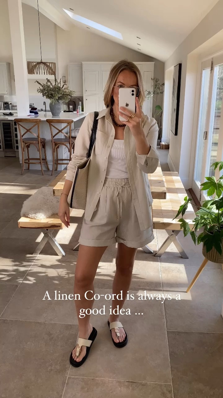 20% off these pieces just now and an extra 15% with code CLARE15 
A linen Co ord is always a great option for warmer weather . They offer so much versatility being able to wear the pieces both separately and as a suit. 
This set is fab - made in a premium linen viscose & well finished. 
I’m wearing a U.K. 14 in all pieces . 
If in between sizes I would size up as the fit is snug. 

#LTKspring #LTKuk #LTKtravel