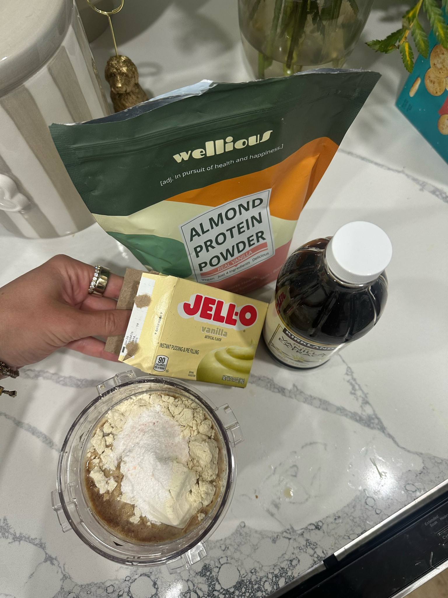 wellious Almond Vegan Protein Powder, Chocolate, 18g Protein, Soy-Free
18g plant protein from almond and chickpea proteins with cocoa, monk fruit and vanilla; blends smoothly for sports nutrition.

#LTKfoodie #LTKHome #LTKdayinmylife