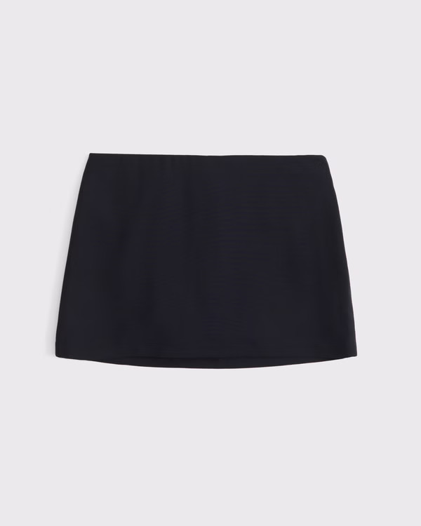 The A&F Scarlett Mid Rise Mini Skort | Abercrombie & Fitch (US)