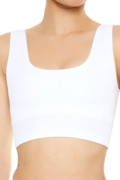Seamless Ribbed Sports Bra | Forever 21