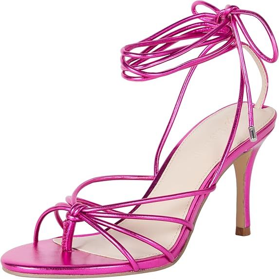 The Drop Women's Archie Lace-Up Strappy Heeled Sandal | Amazon (US)