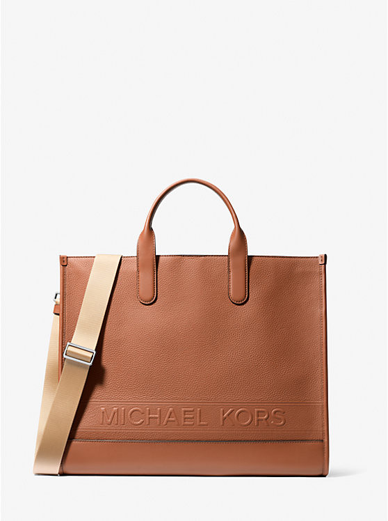 Hudson Pebbled Leather Tote Bag | Michael Kors US