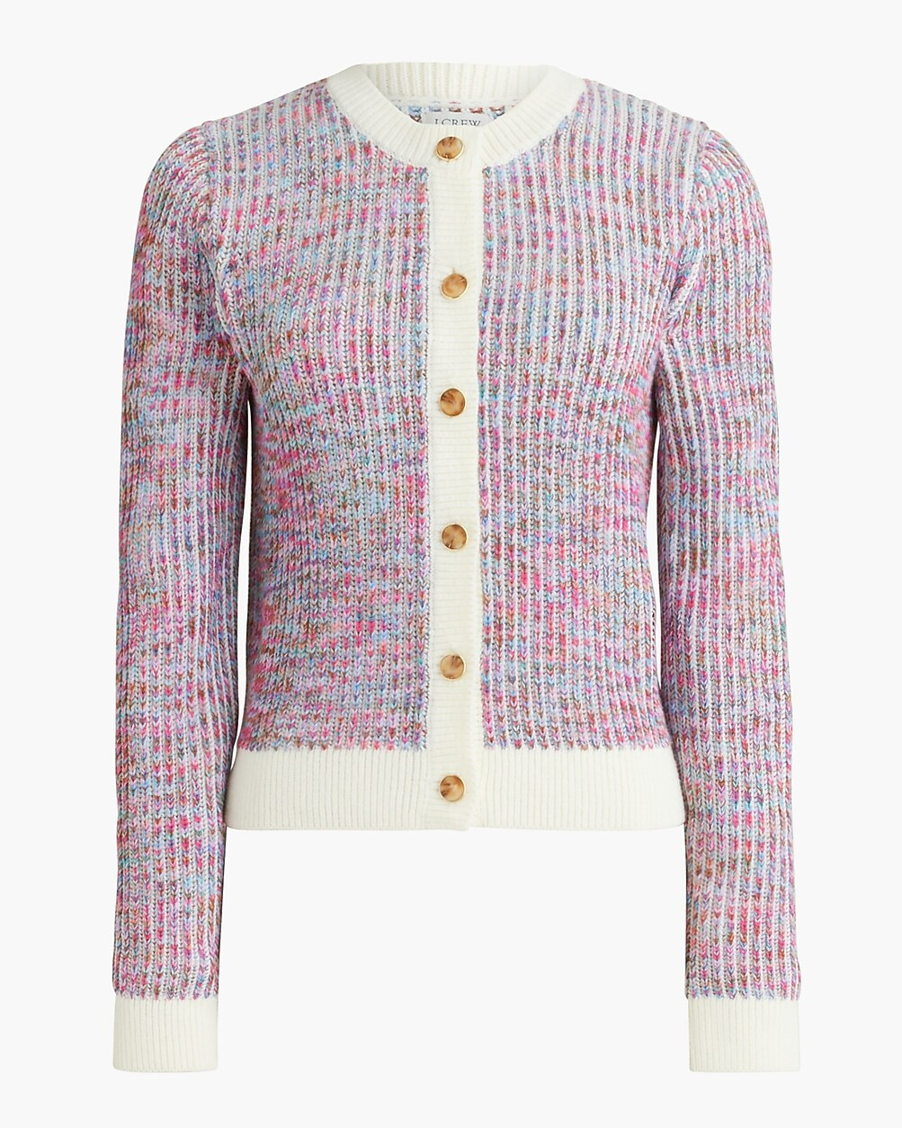 Ladder-stitch lady cardigan sweater | J.Crew Factory