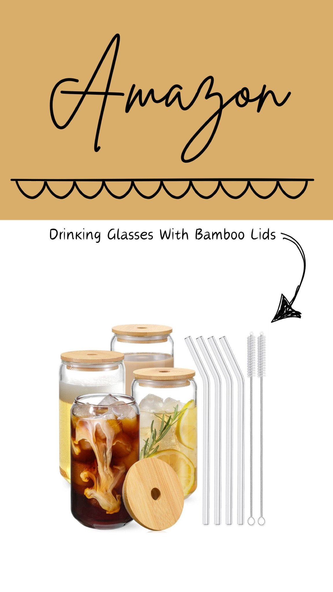 These are the best glasses for iced coffee or a cold beverage! I use mine daily!

Glass cups, iced coffee cups, drinking glasses, cups with bamboo lids, Amazon glass cups, Amazon sale, Amazon deals, glass tumblers 

#LTKFindsUnder50 #LTKSaleAlert #LTKHome