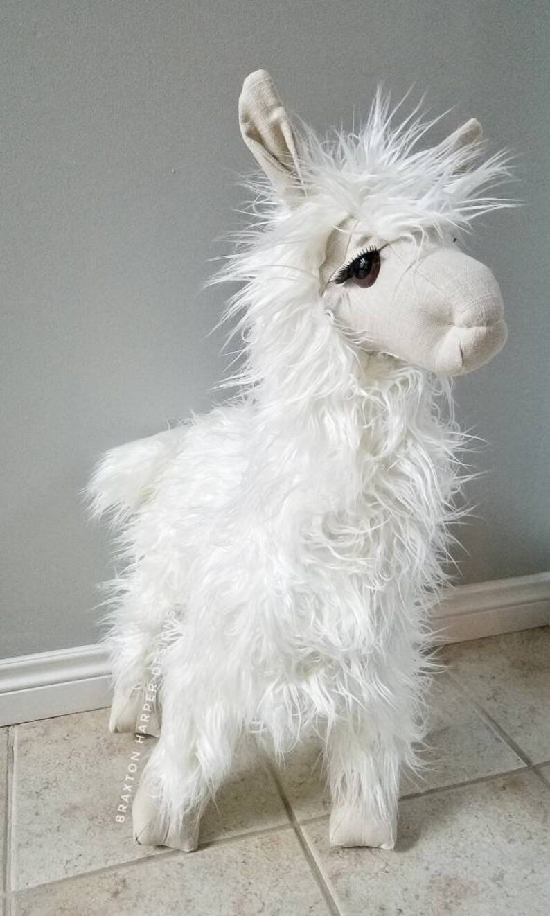 Standing Stuffed Llama One of a Kind30in Tall Llama Llama - Etsy | Etsy (US)