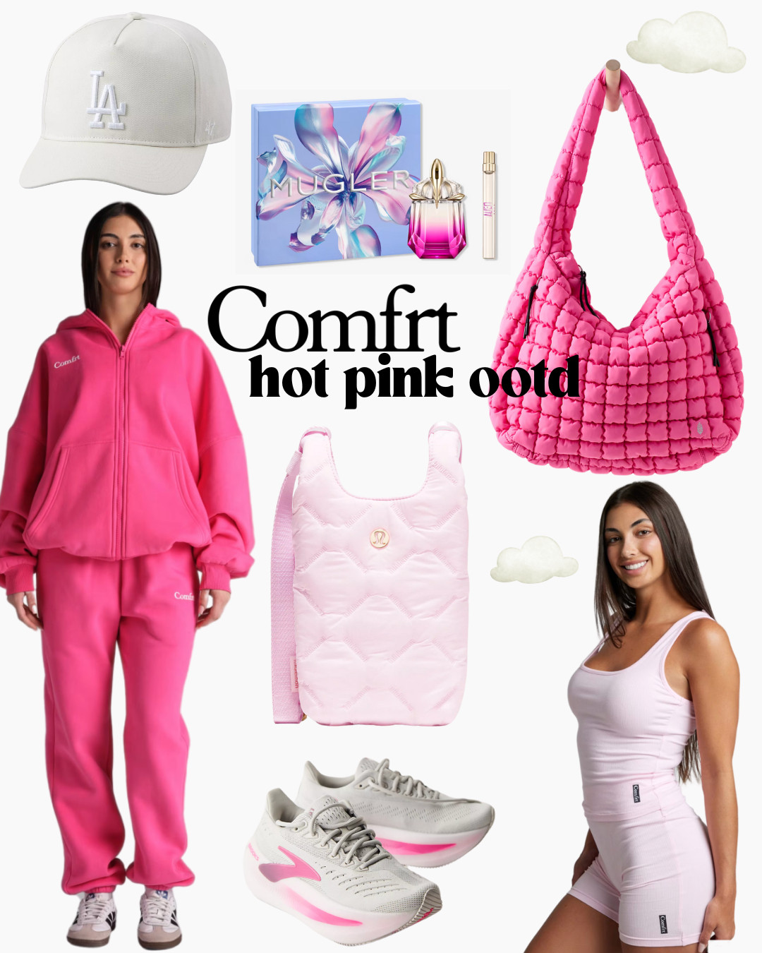 Comfrt Cloud Zip Hot Pink OOTD  

 #LTKValentine #LTKSeasonal #LTKSaleAlert