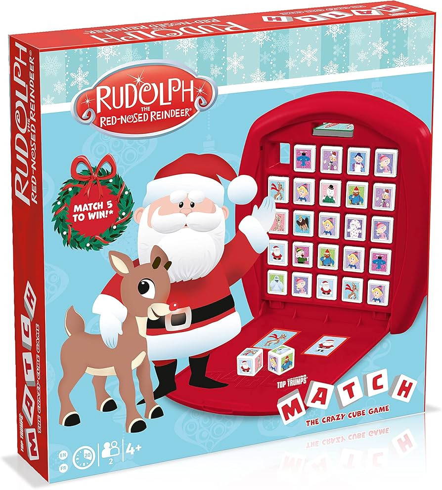 Top Trumps Match Game Rudolph - Family Board Games for Kids and Adults - Matching Game and Memory... | Amazon (US)