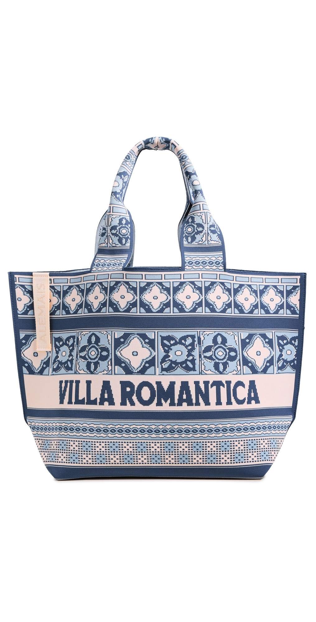 ALÉMAIS Villa Romantic Jacquard Maxi Tote Blue Blue One Size | Shopbop