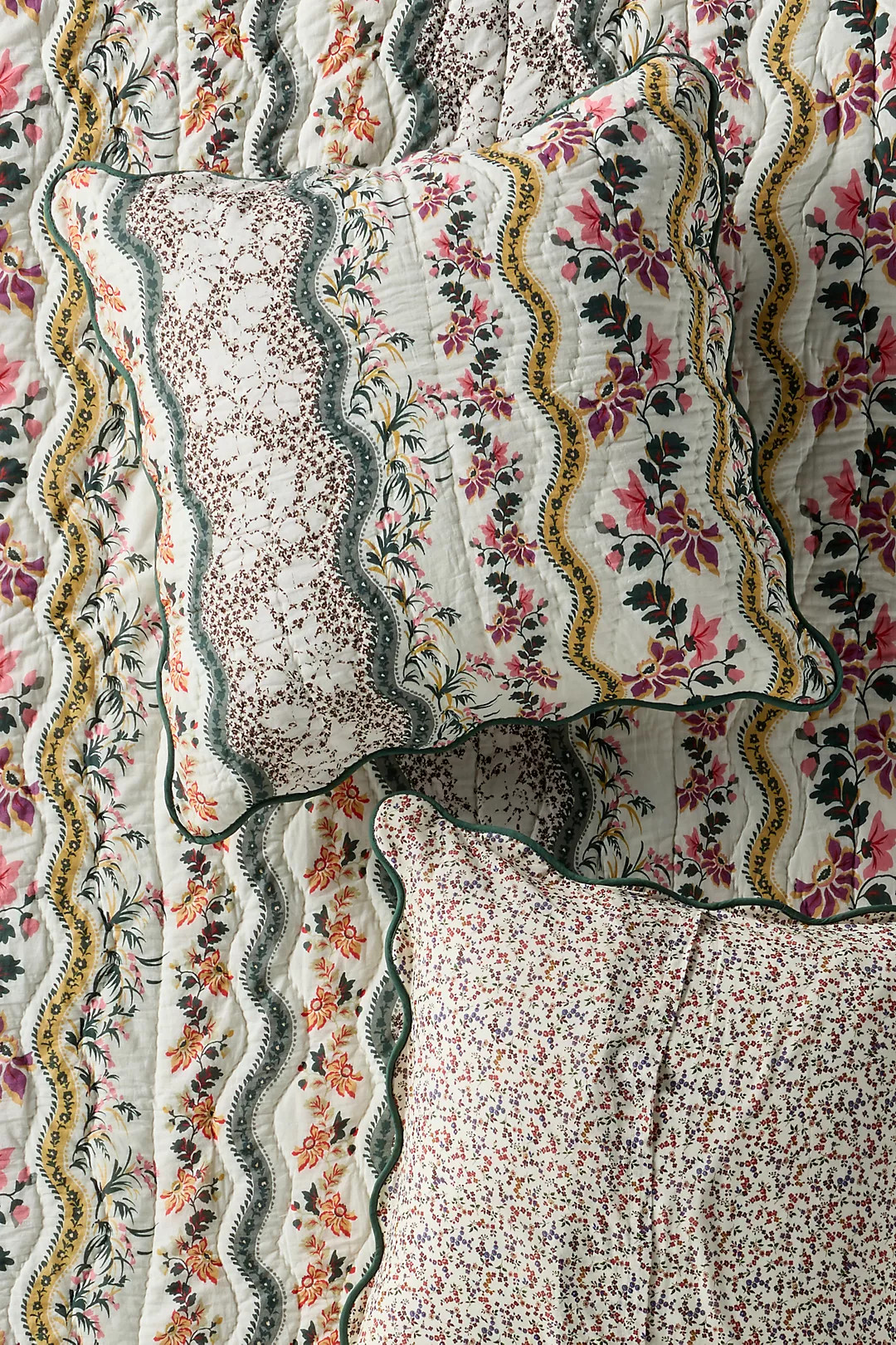 Iluka 100% Cotton Gauze Floral Euro Sham | Anthropologie (US)