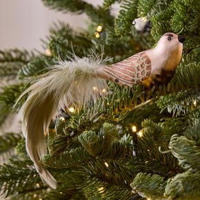 Glass Bird Clip-On Ornament | West Elm (US)