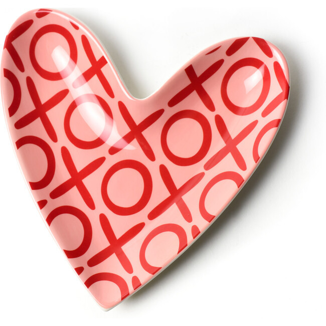 Coton Colors | XOXO Heart Plate (Pink) | Maisonette | Maisonette