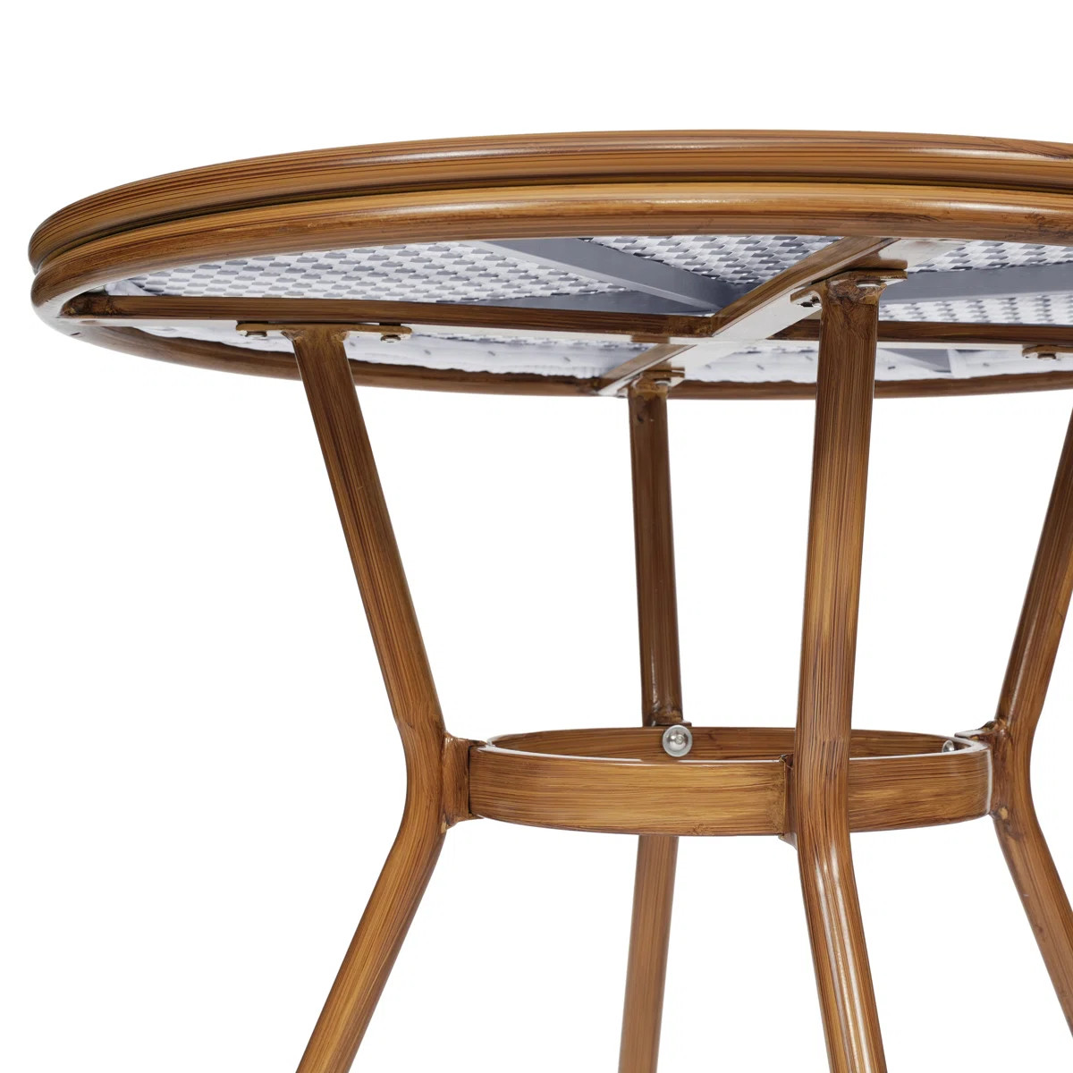 Rylan Indoor/Outdoor Commercial Bistro Set with Table and Two Chairs | Wayfair North America