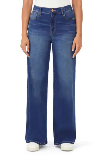 Kensie Carla High Rise Knit Wide Leg Pants in Lesina at Nordstrom Rack, Size 0 | Nordstrom Rack