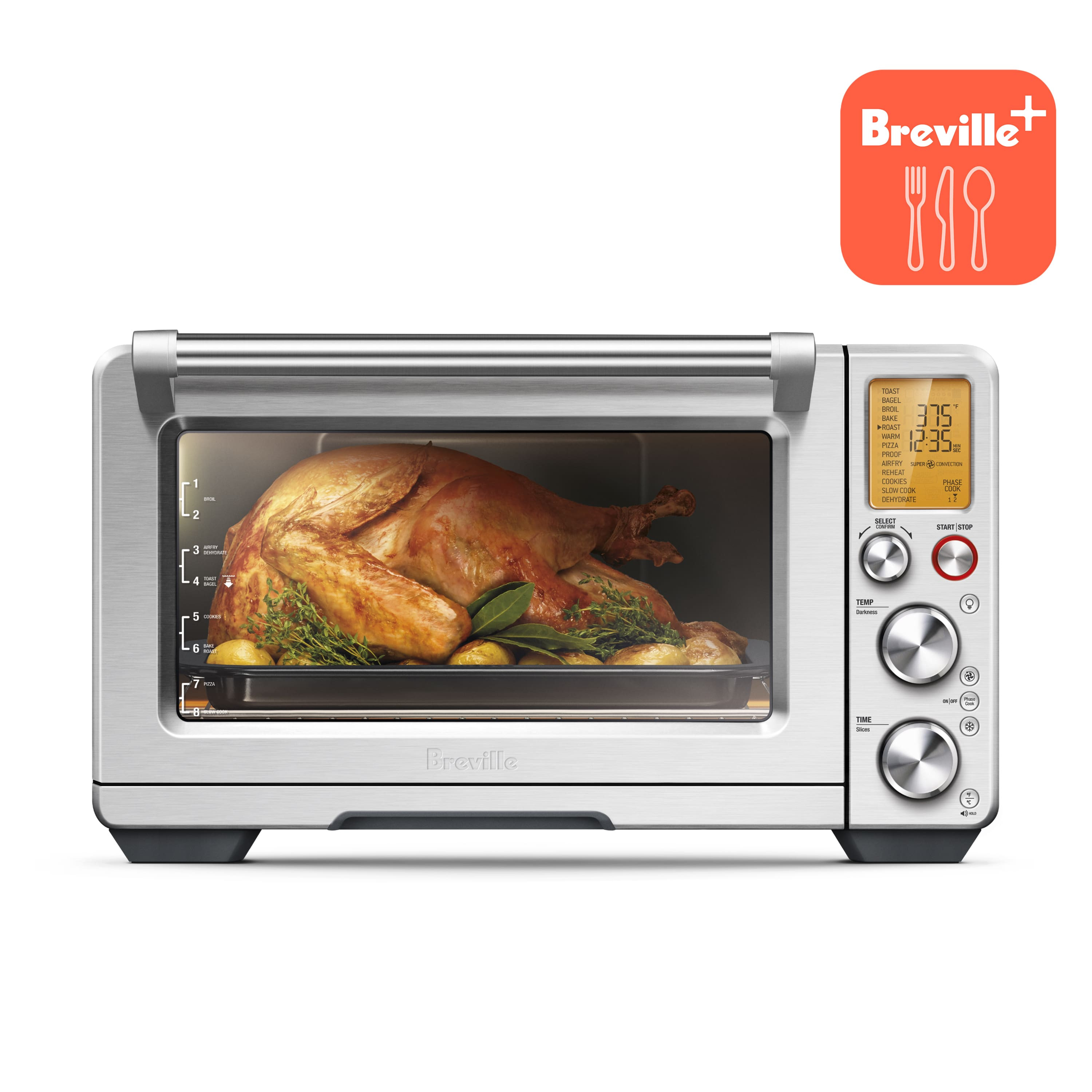 Breville - the Smart Oven Air Fryer Pro - Brushed Stainless Steel | Best Buy U.S.