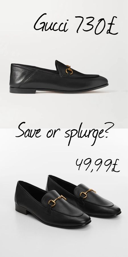 Loafers, Gucci loafers, save or splurge, black shoes, Gucci shoes 

#LTKshoes #LTKeurope #LTKuk