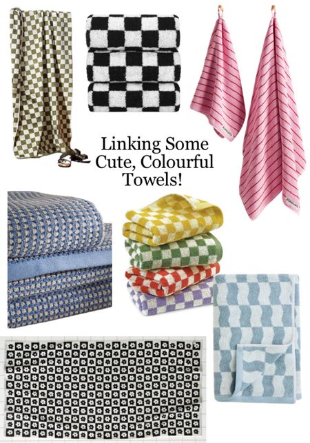 I’m can’t find my exact blue & white checkered towels I found from HomeSense, but here’s some REALLY cute similar towels I found for you ❤️

#LTKhome