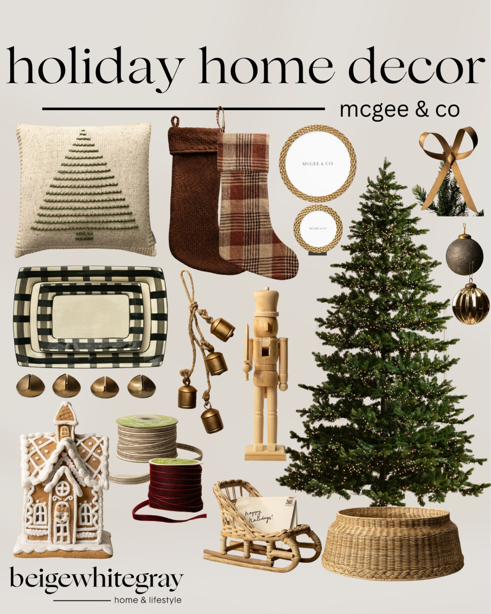 holiday home decor

Holiday decor  Christmas decor  seasonal decor  McGeeandCo  throw pillow  stocking  ornaments  Christmas tree  Christmas decor  holiday home  holiday coffee table  tree collar  Beigewhitegray