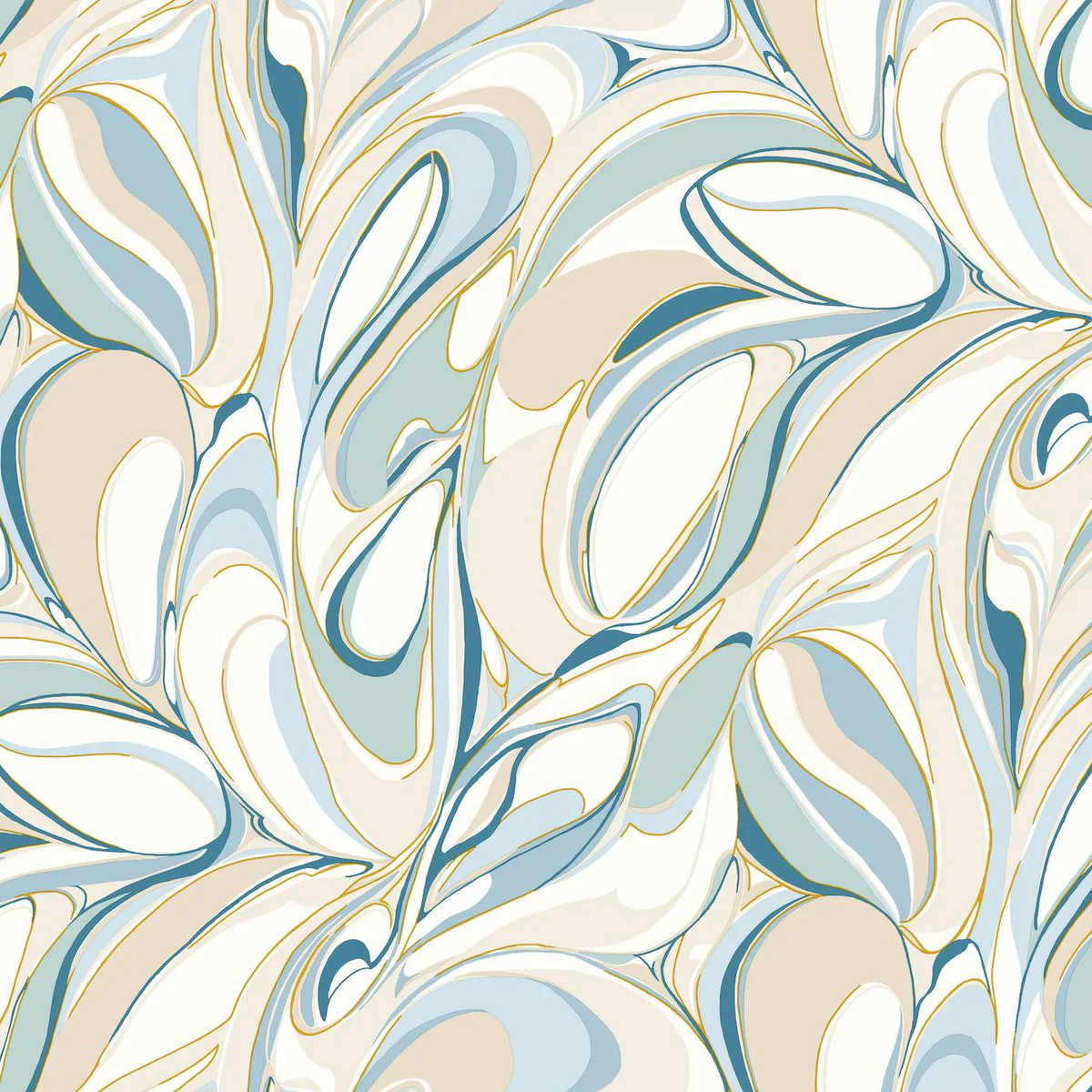 York Wallcoverings Achate Blue Wallpaper | DecoratorsBest