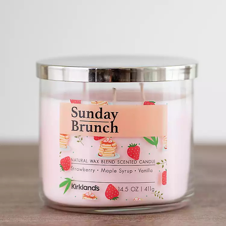 New! Sunday Brunch Triple Wick Jar Candle | Kirkland's Home