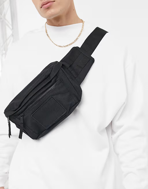 Vintage Supply hip bag in black | ASOS (Global)