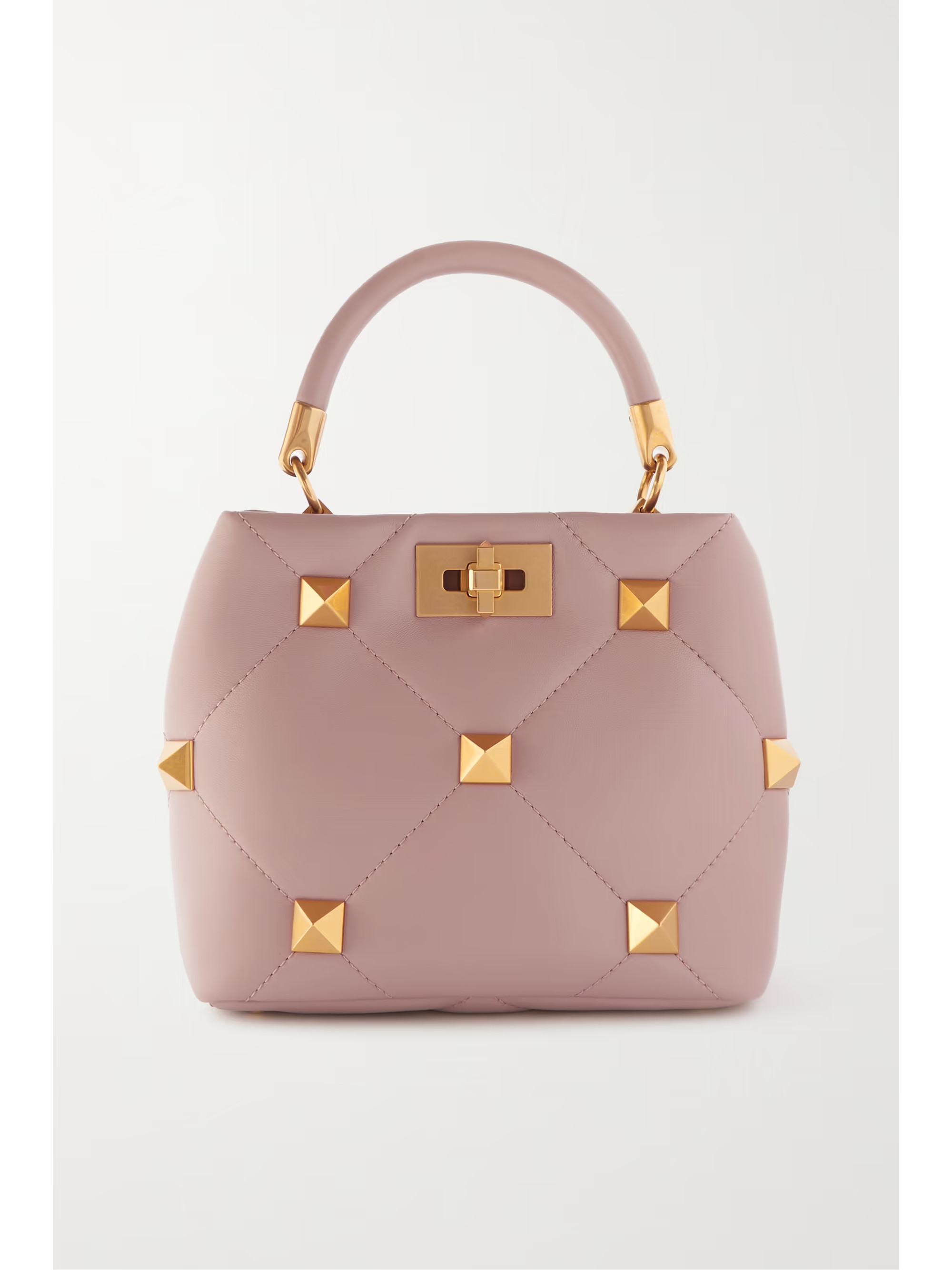 Valentino Garavani Roman Stud small quilted leather shoulder bag | NET-A-PORTER (UK & EU)
