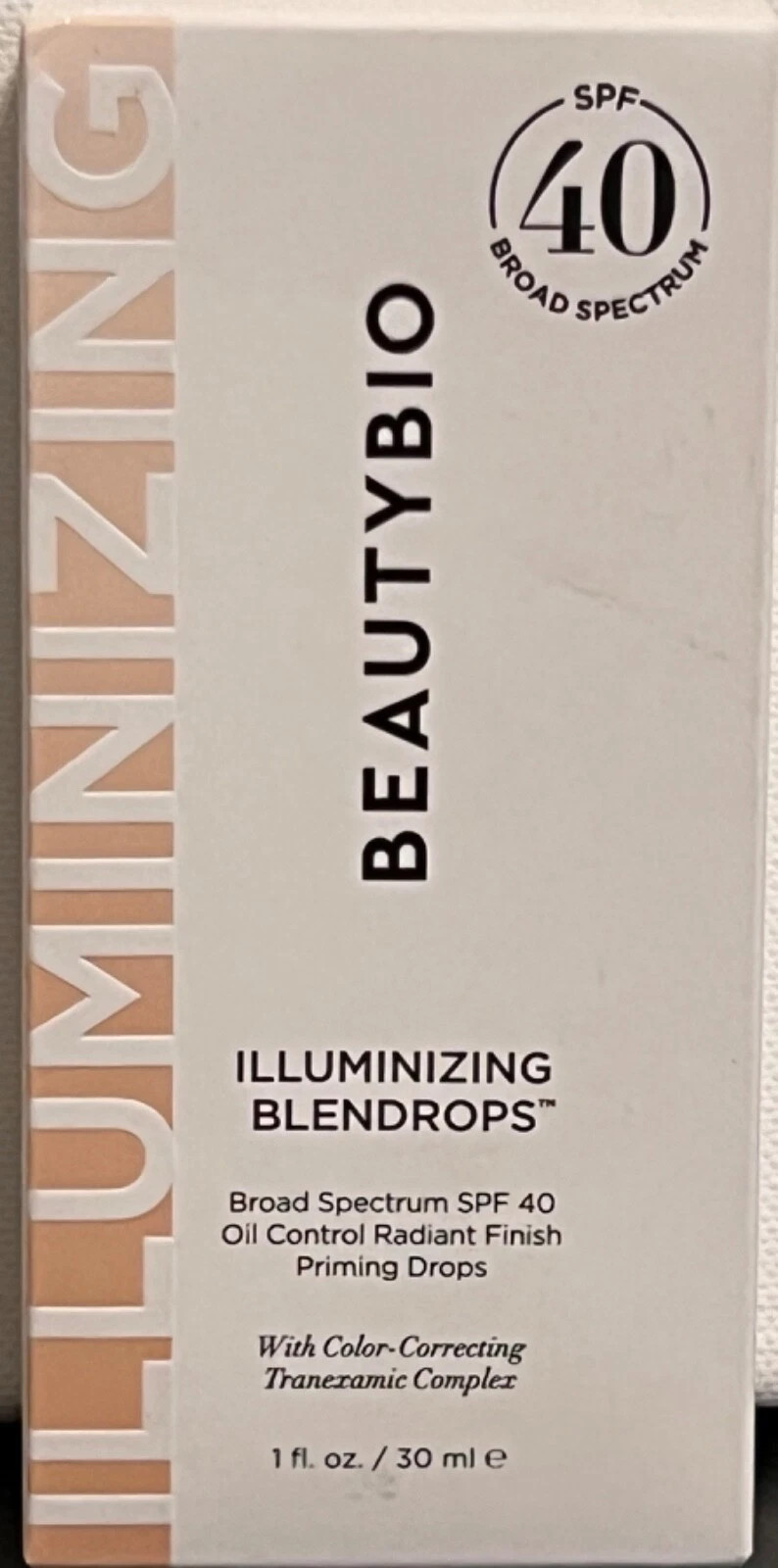 BeautyBio Illuminizing BLENDROPS Sunscreen SPF40 Oil-Control Priming Drops | eBay | eBay US