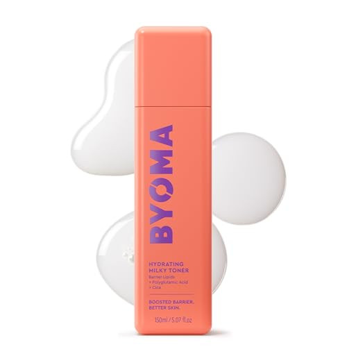 BYOMA Hydrating Milky Toner - Dewy, Ultra Hydrating Toner for Face - Soothes Skin, Locks in Moisture, Reduces Redness - Barrier Repair - 5.07 fl oz | Amazon (US)