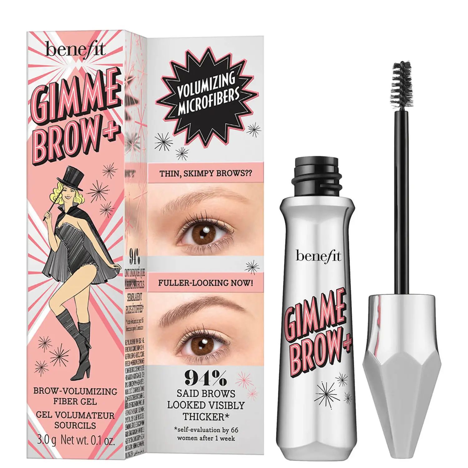 benefit Gimme Brow+ Gel 3g (Various Shades) | Look Fantastic (ROW)