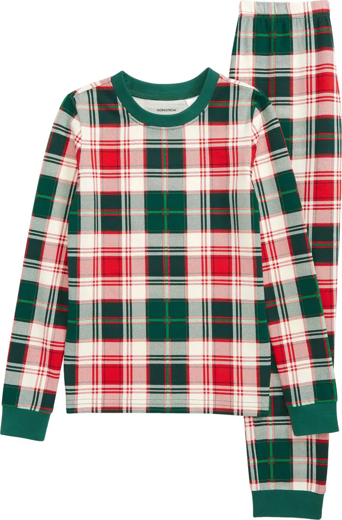 Kids' Matching Family Moments Fitted Two-Piece Pajamas | Nordstrom
