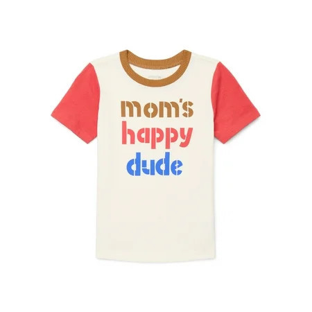 Garanimals Toddler Boys Colorblocked Graphic Tee with Short Sleeves, Sizes 18M-5T | Walmart (US)