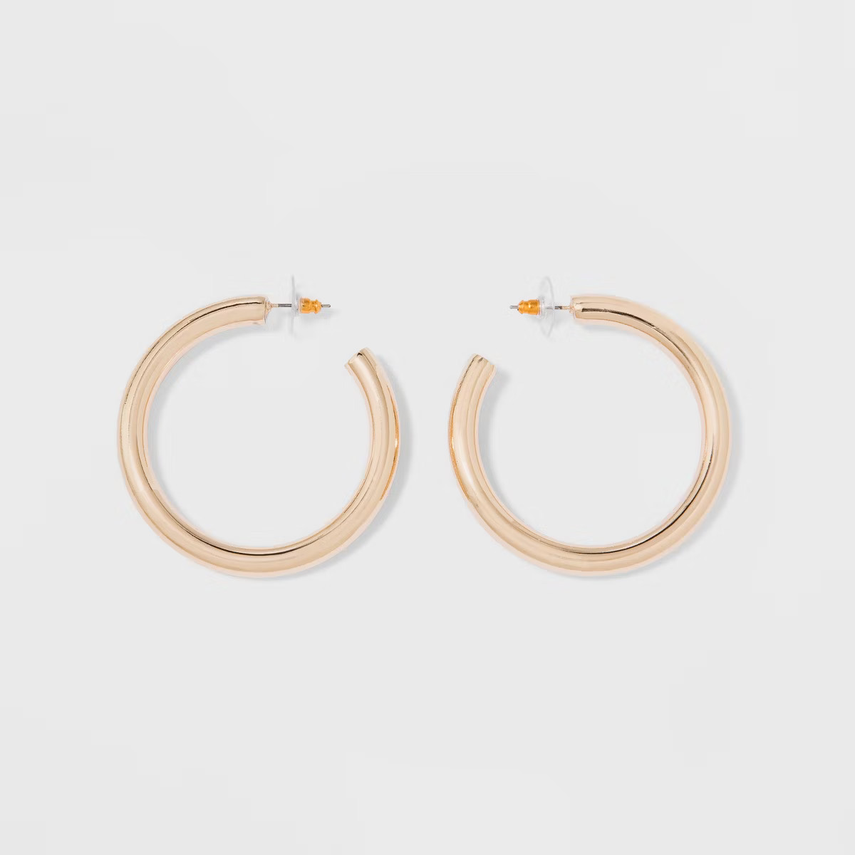 Thick Hoop Earrings - A New Day™ Rose Gold | Target