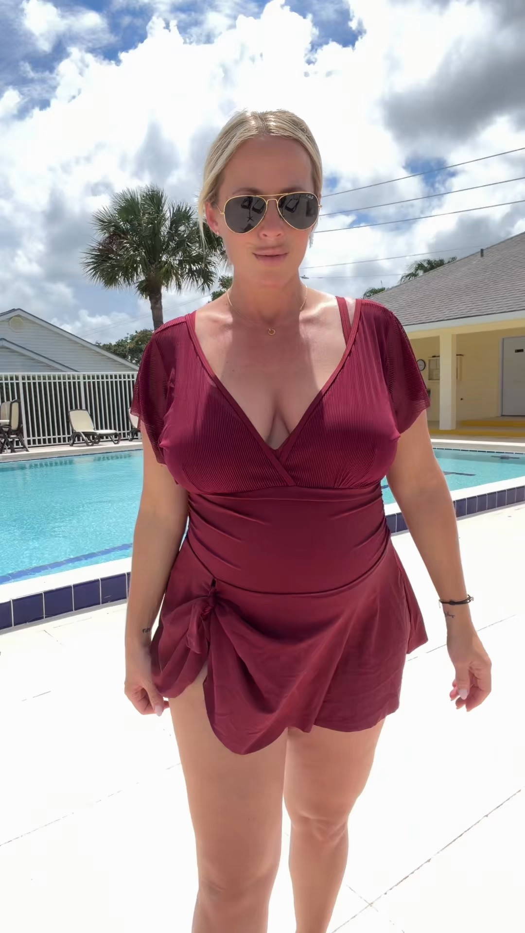 Swimwear dress. SHEIN. 24 weeks pregnant

#LTKBump #LTKSeasonal #LTKSwim