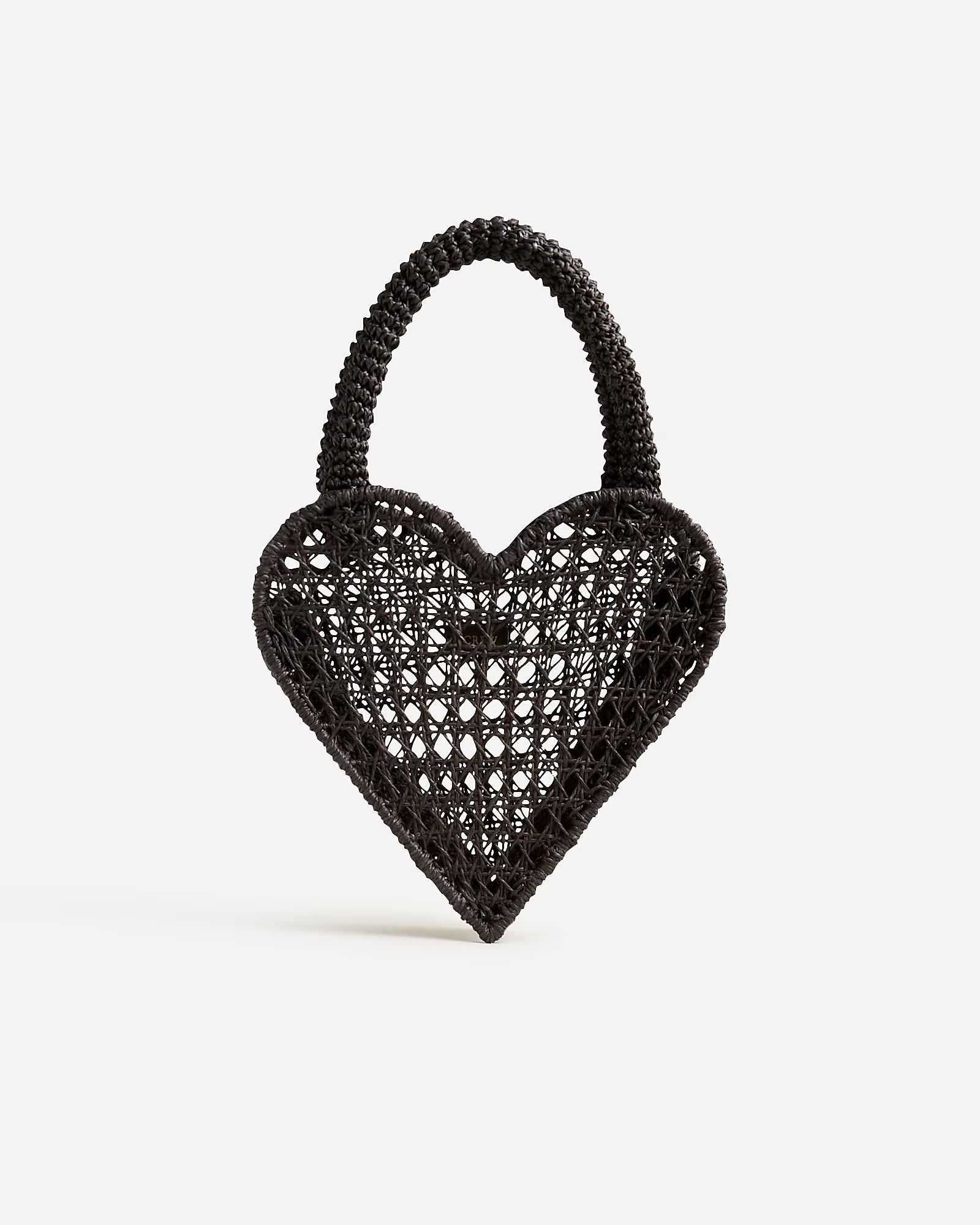 new5.0(1 REVIEWS)Small heart straw bag$98.00BlackOne SizeSize & Fit Information62 people looked a... | J.Crew US