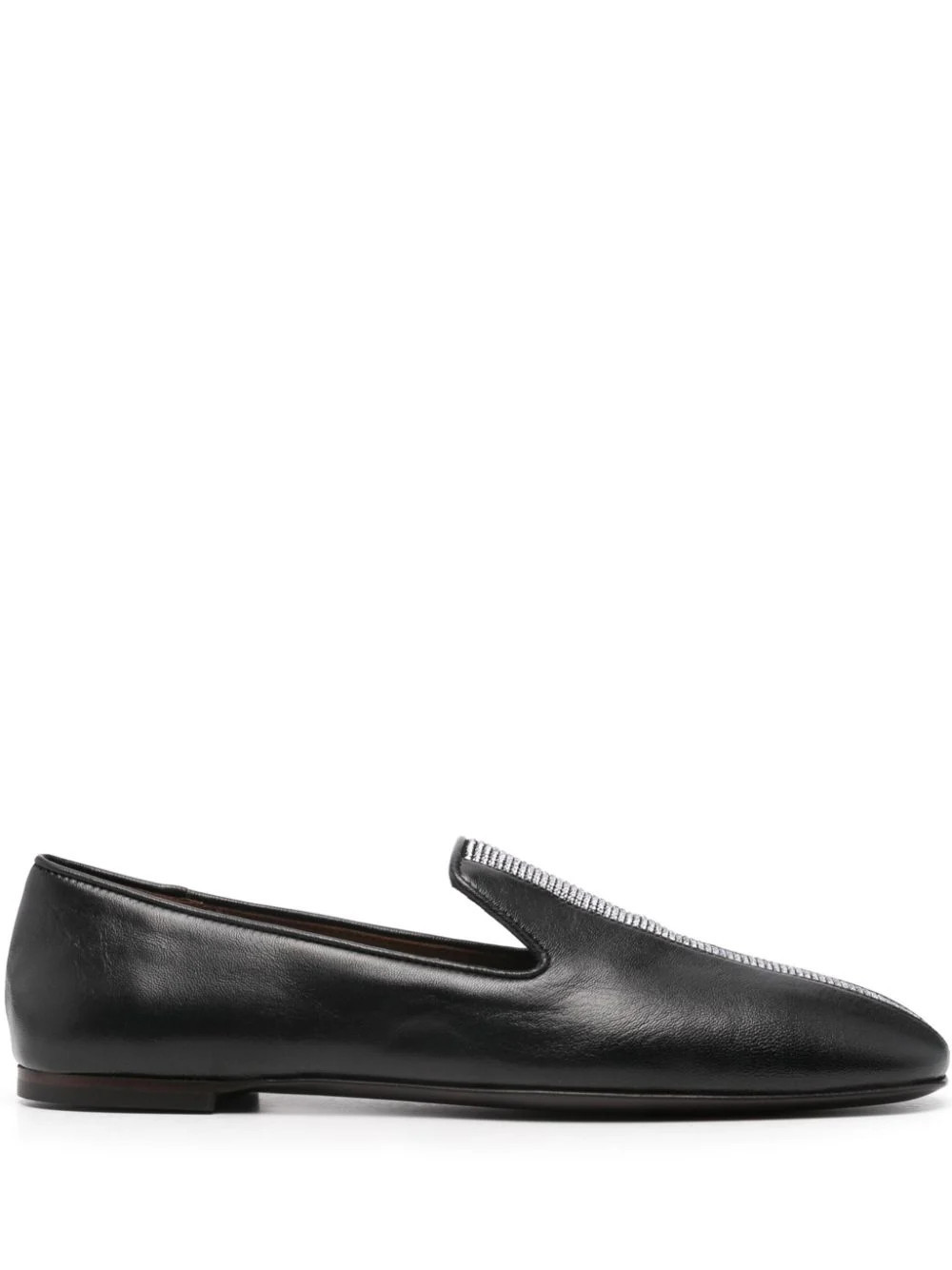 Giuseppe Zanotti crystal-embellished loafers - Black | Farfetch Global