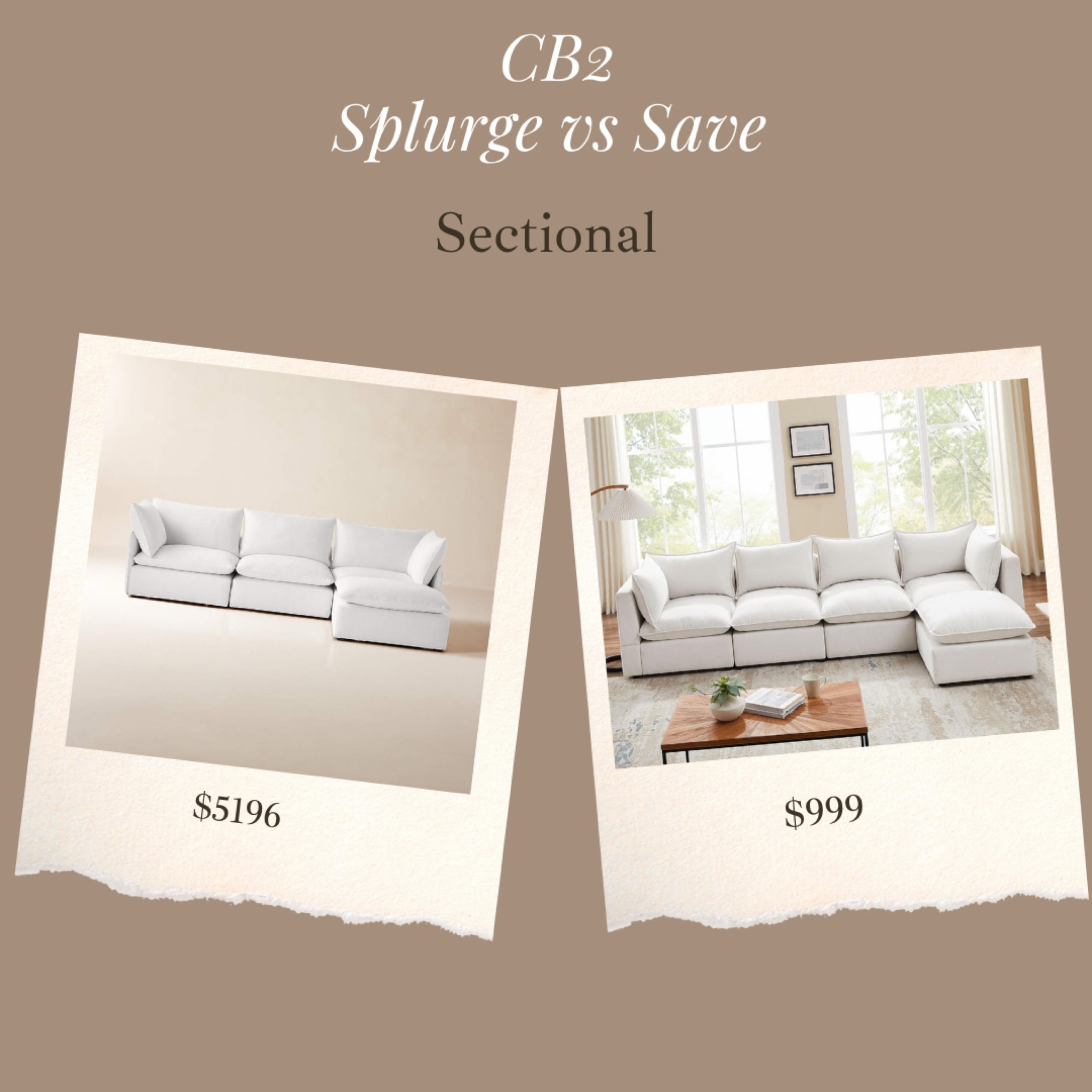 New find / hidden gem!! This is going to be super popular, so if you’ve been on the market for a cloud like sectional under $1000, 🏃‍♀️🏃‍♀️🏃‍♀️

It’s Amazon, so price can increase at any time due to traffic! More configurations available 

#LTKhome #LTKsalealert