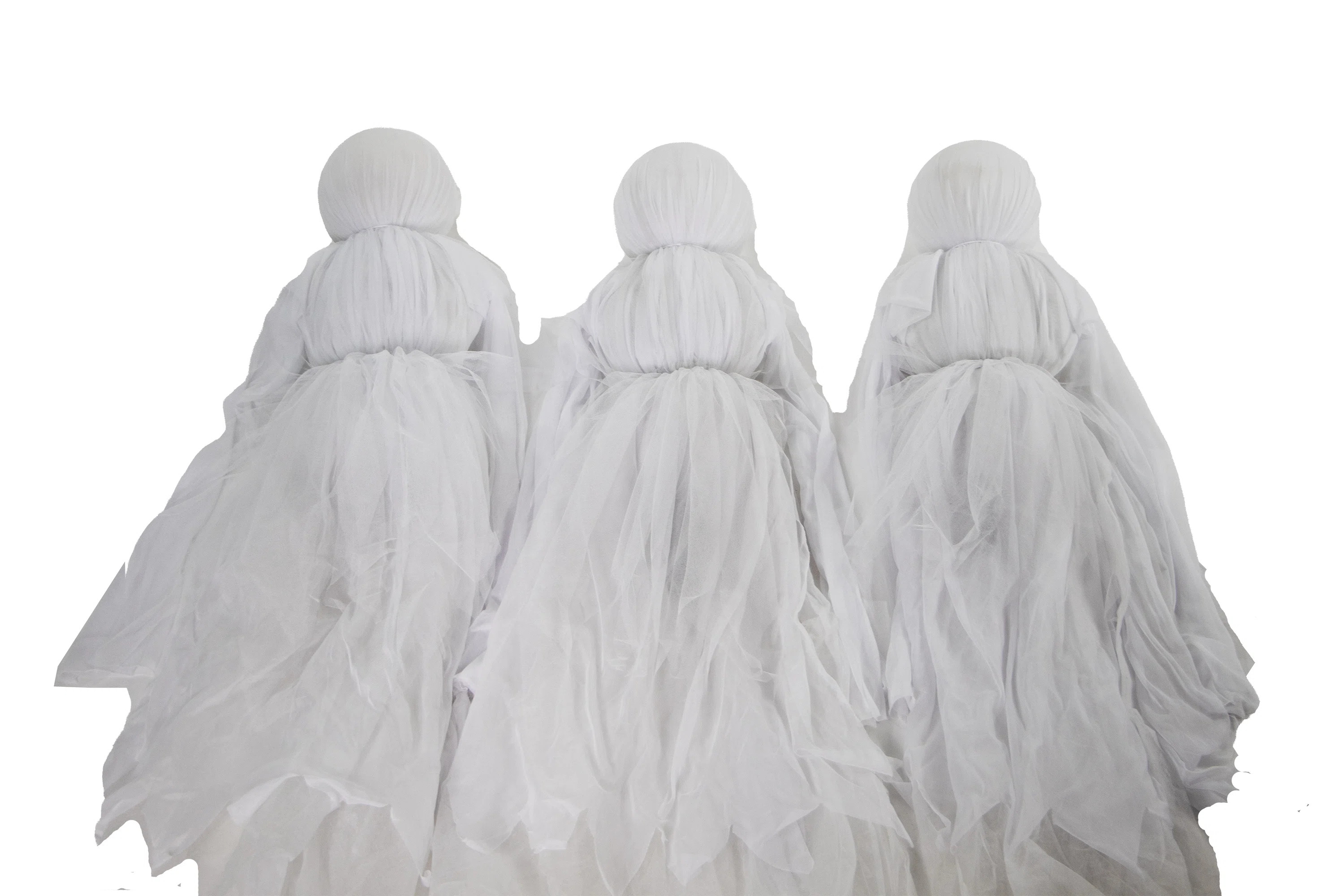 Fraser Hill Farm Light-up Ghost Trio, Outdoor Halloween Lawn Decoration | Wayfair | Wayfair North America