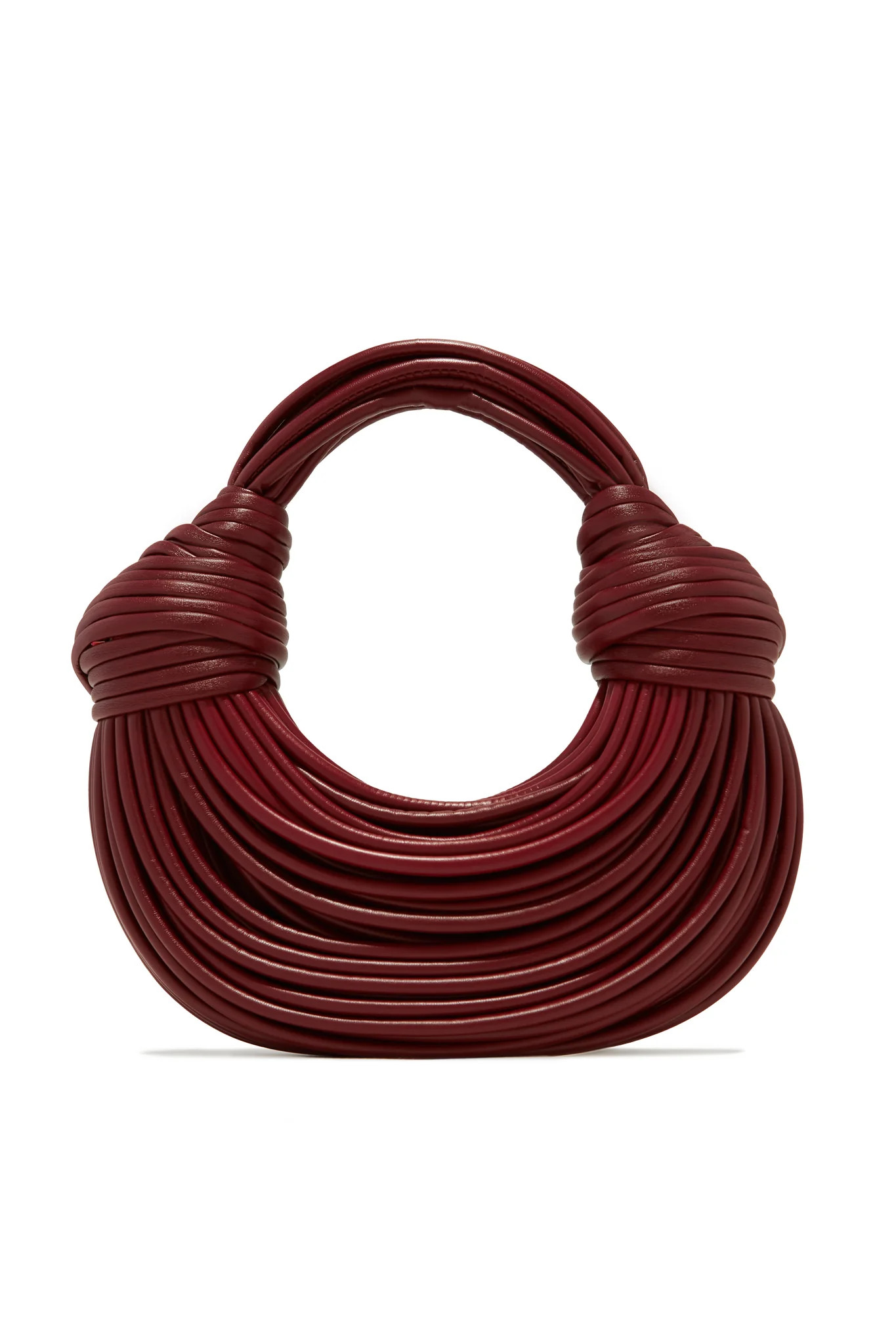 Miss Lola | Azelie Cherry Double Knot Spaghetti Handbag | MISS LOLA