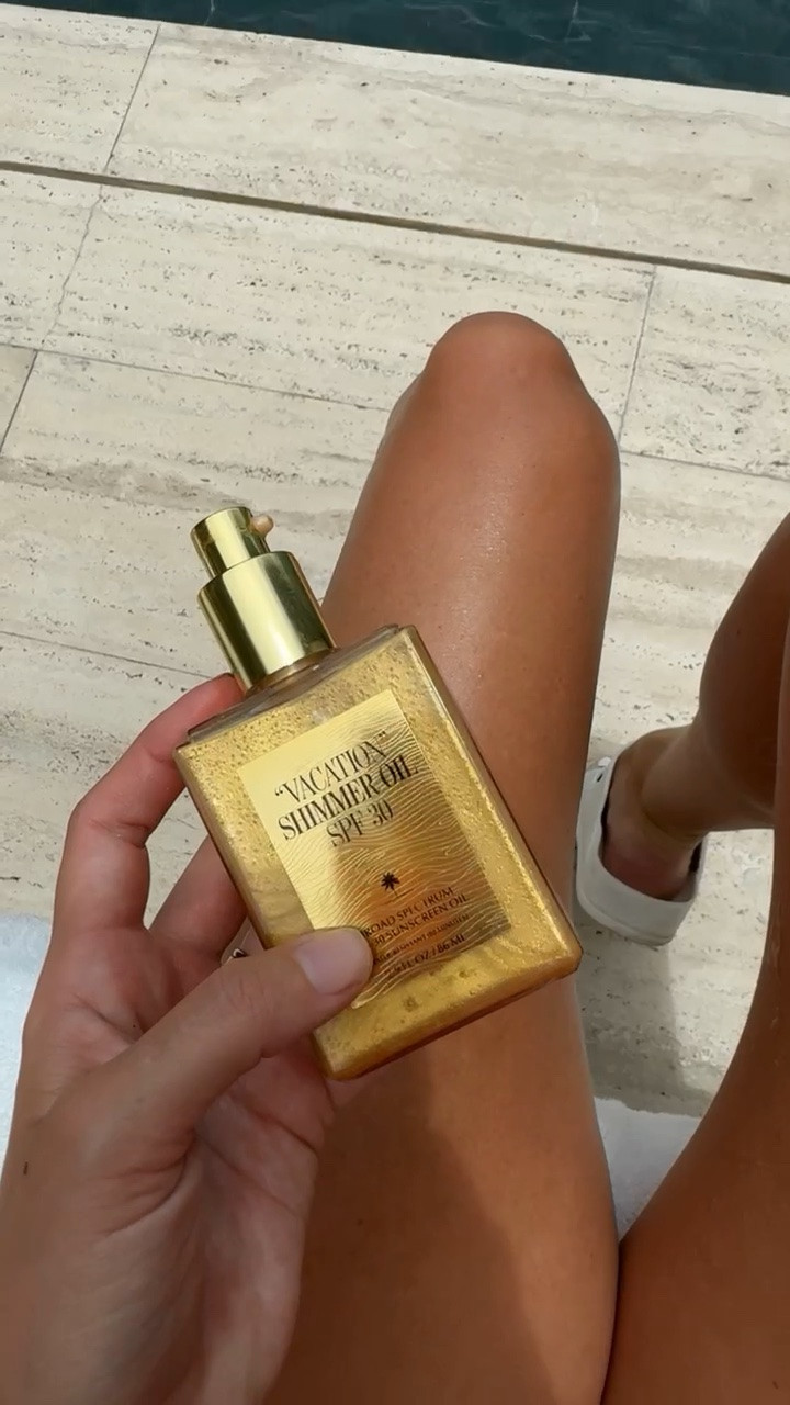 Vacation shimmer oil is 20% off today with code BEAUTY20! Grab it quick bc it could sell out since it is a best seller of theirs!! 

#LTKBeauty #LTKSwim #LTKSaleAlert