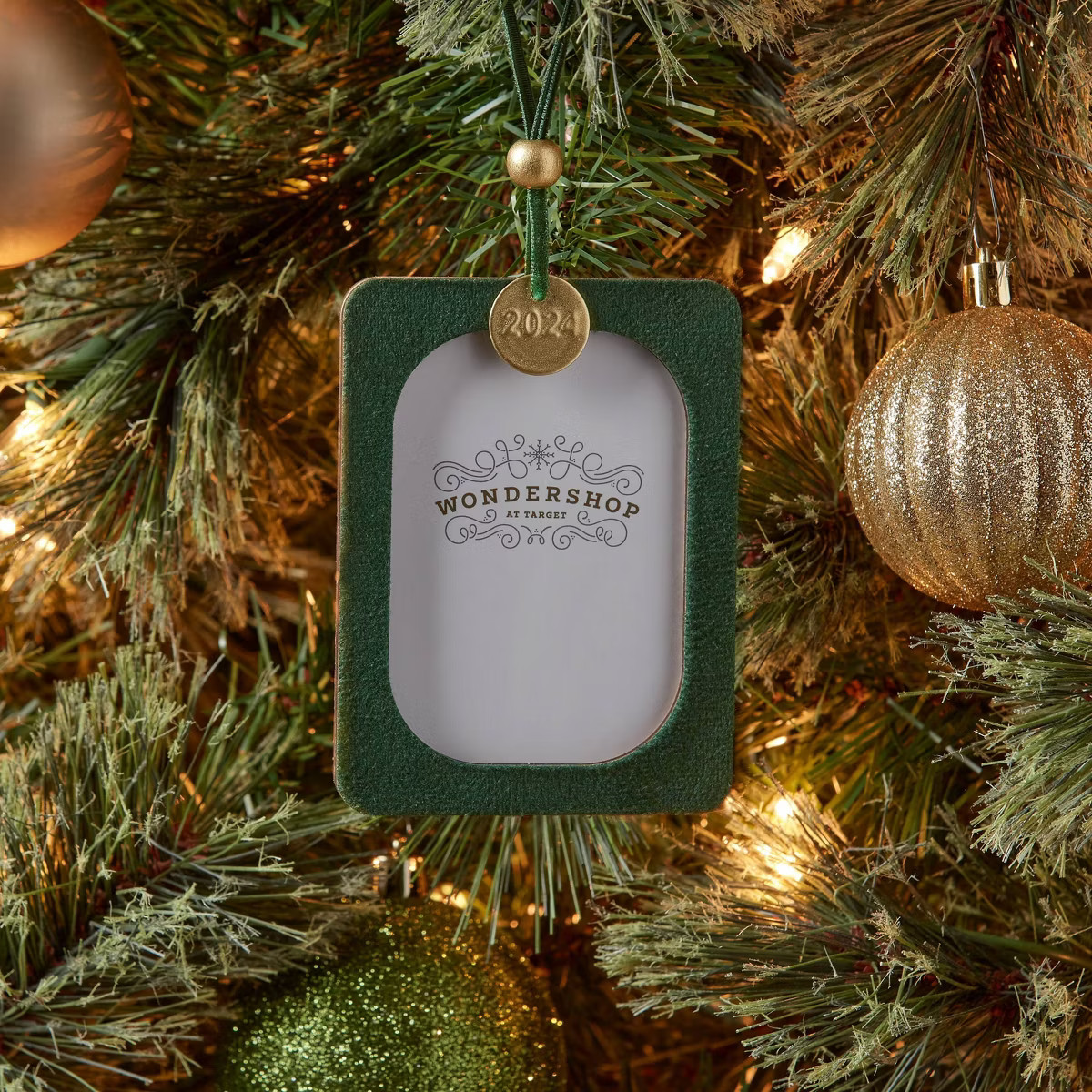 Velvet 2024 Picture Frame Christmas Tree Ornament - Wondershop™ | Target