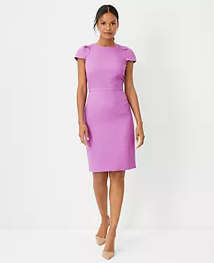 Cap Sleeve Sheath Dress | Ann Taylor (US)