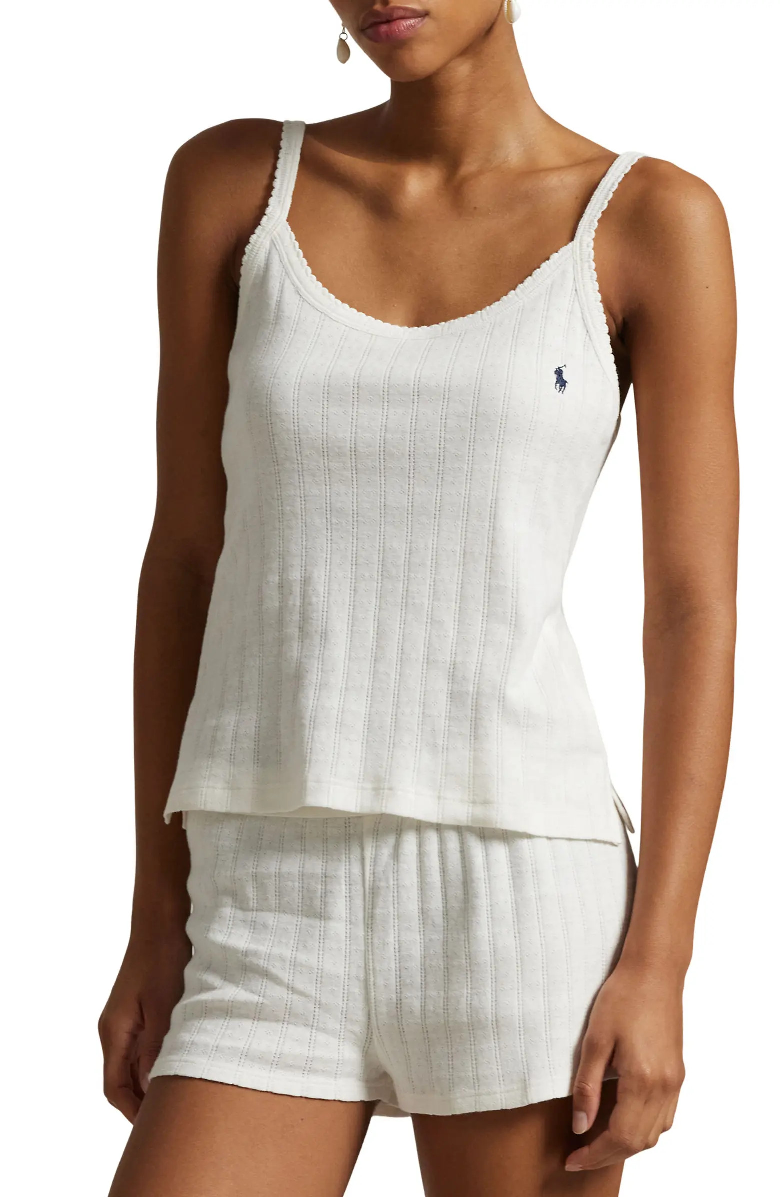 Pointelle Stripe Cotton Pajamas | Nordstrom