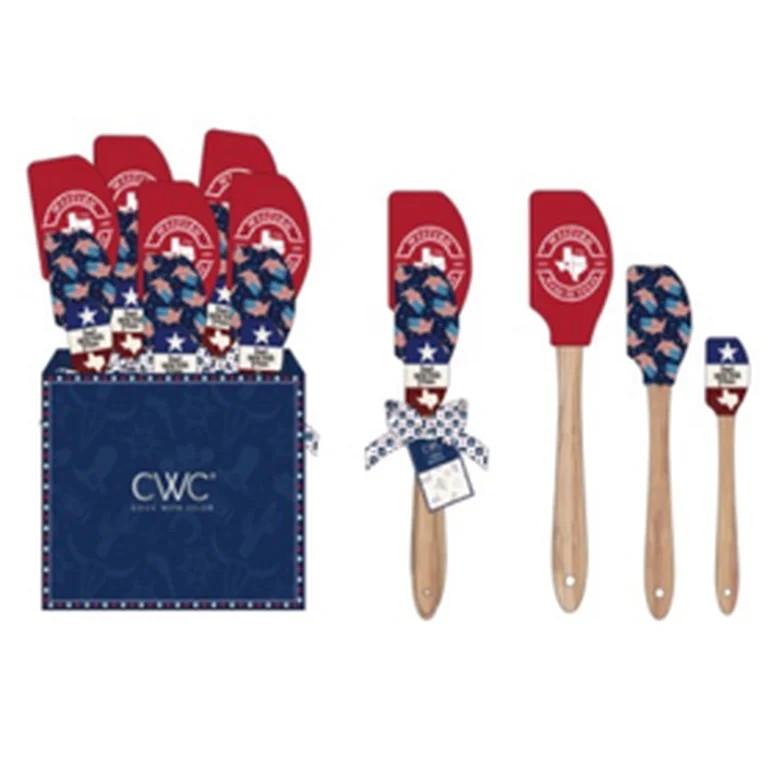 Cook with Color 3-Piece USA Texas Themed Kitchen Spatula Set | Walmart (US)