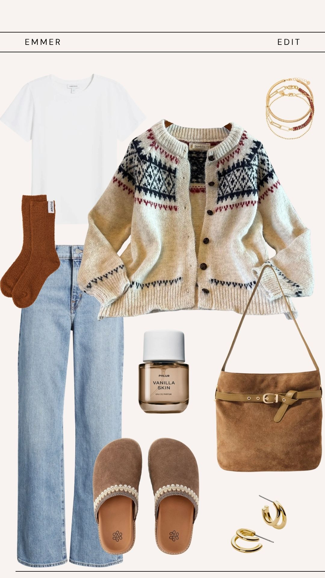 fair isle sweater | penny loafers | loafers | jeans | white tee | bag  

 

#LTKootd #LTKStyleTip