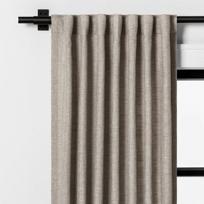 84&#34; Fresno Curtain Panel Pebble - Hearth &#38; Hand&#8482; with Magnolia | Target