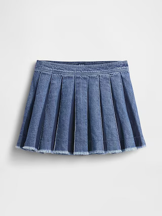 Pleated Denim Mini Skirt | Gap (US)