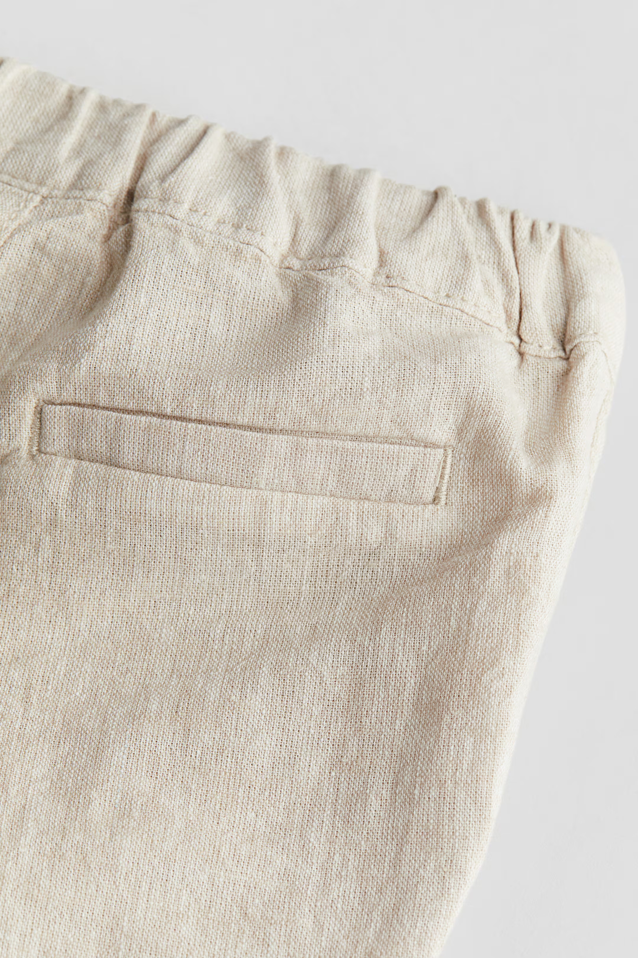 3-piece Linen-blend Set - Light beige/white - Kids | H&M US | H&M (US + CA)