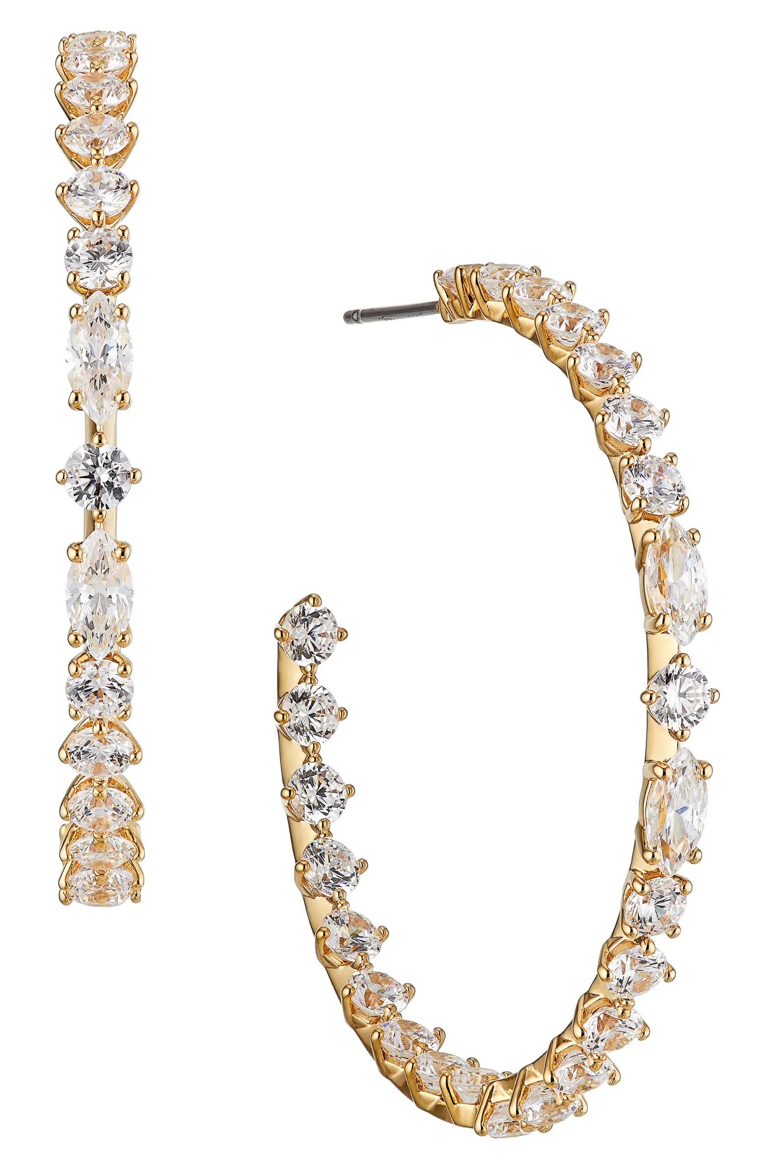 Prima Large Hoop Earrings | Nordstrom