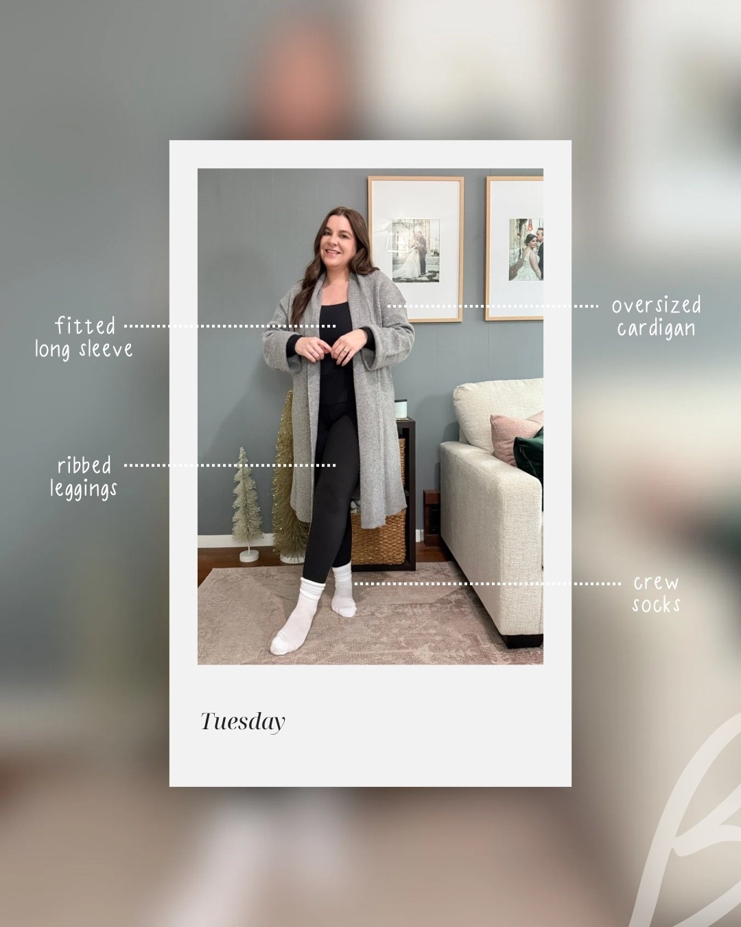 Cozy meetings all day outfit:
Scoop neck double-lined long sleeve top (XL)
Oversized long, open cardigan (L)
Aerie Offline ribbed leggings (XL)
Crew socks

#LTKFindsUnder50 #LTKootd #LTKMidsize