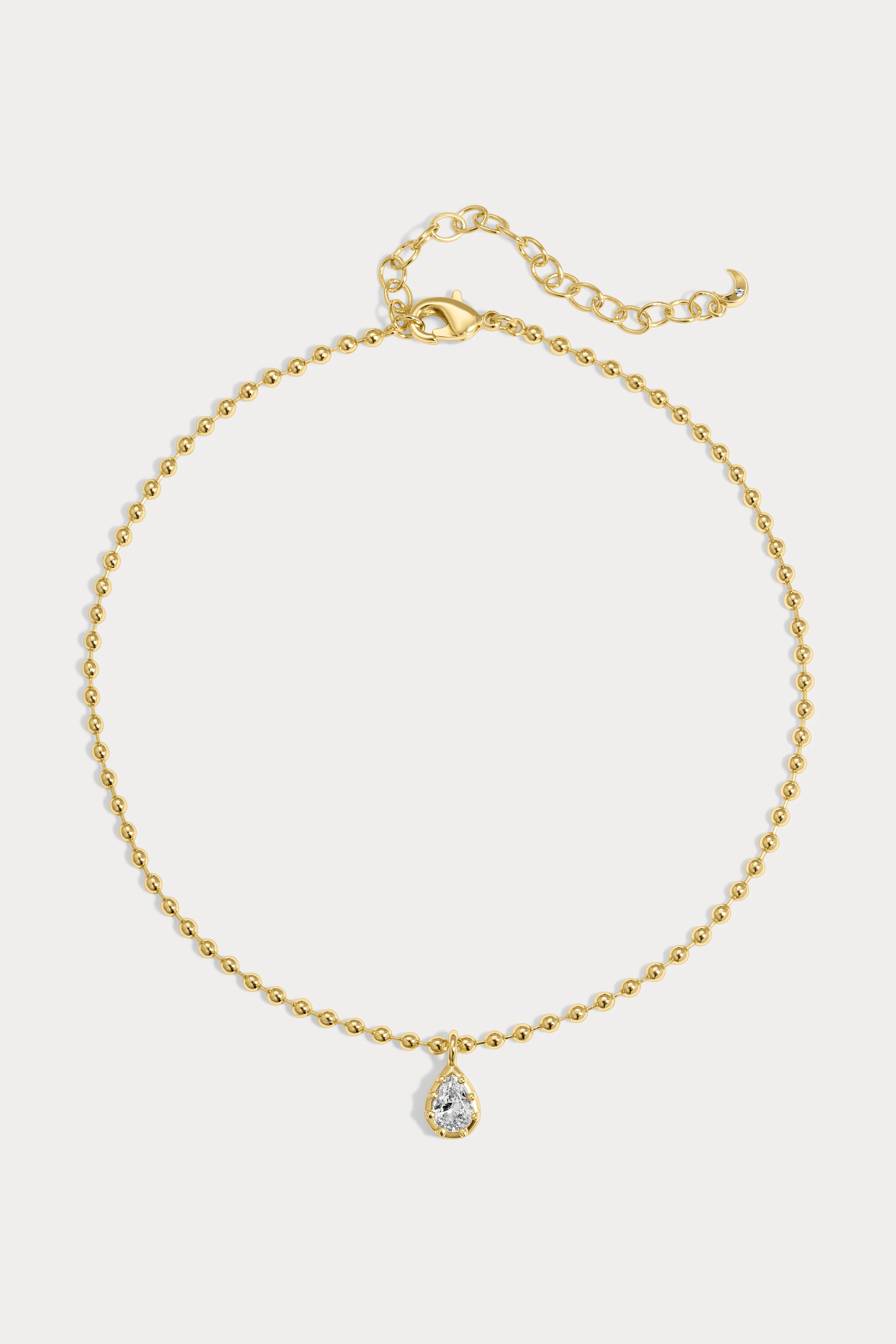 Mini Cleo Pear Anklet | Lili Claspe