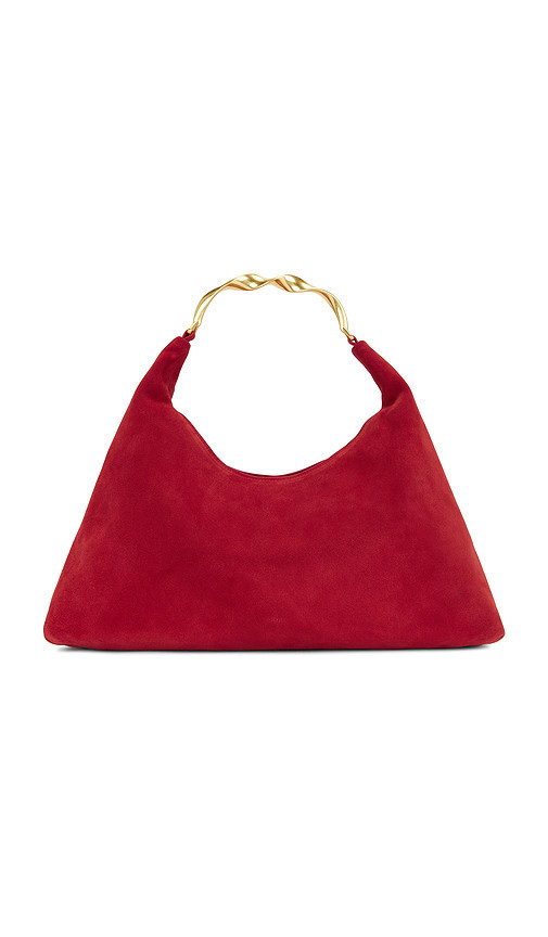 SIMKHAI Nixi Suede Hobo Bag in Red. | Revolve Clothing (Global)